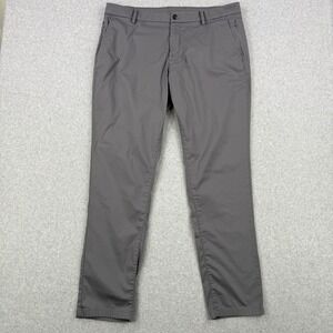 Birddogs Pants Mens 38x32 Gray Chino Unlined Stretch Boomstick Performance Golf